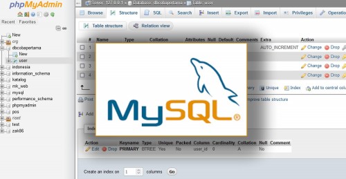 Tutorial Membuat Database dan Table di MySQL