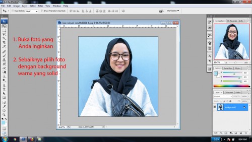 Tutorial  Insert Foto di Dalam Siluet
